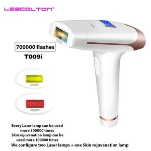 Lescolton 3in1 700000 Dispositivo pulsado Máquina de depilación láser permanente IPL para axilas 220630