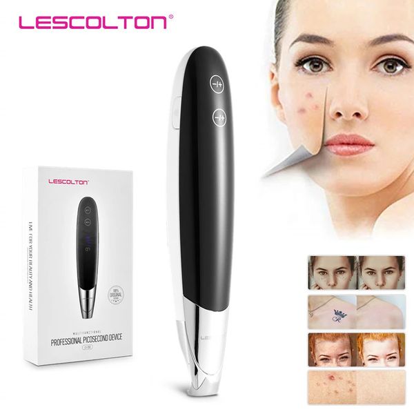 Lescolton Picosecond Laser Pen Blue Light Therapy Tatoo Tatoo Mole Removal Dark Spot Remover Machine Devices Beauty Devices Home Use 240418