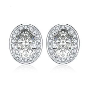 LESF luxe 925 en argent Sterling 15 Ct diamant boucle d'oreille pour les femmes cadeau de noël bijoux 240228