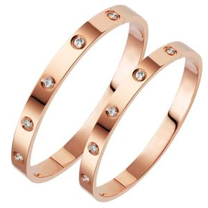 Laat designer armband titanium stalen armbanden zilveren goud hoog kwaliteit klassieke armband bracelet dames mannen feest cadeau bangle armband paar sieraden