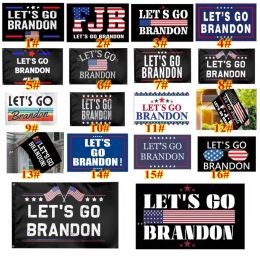 Let's Go Bandera de Brandon de 3x5 pies para las banderas electorales del presidente Trump de 2024 90 * 150 CM s