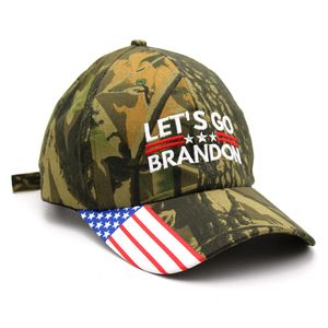 Let's Go Brandon Baseball Cap Embroidery Hats Camouflage USA Flag Baseball Caps Snapback President Hat