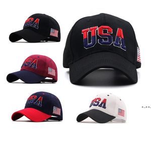 Autons Brandon Brandon Broidered Baseball Cap Hats USA Party Party Party avec American Flag Caps Cotton Sports 0528