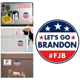 Laten we Go Brandon Sticker Fjb Windows Water Cups Stickers Stick Computer Cellphone Stickers Gift Dozen Tags Party Ornamentation 30c3