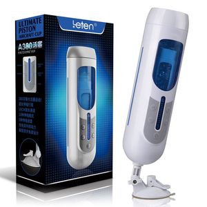 Leten A380 manos libres masturbación masculina automática USB recargable bolsillo Vagina Artificial juguete sexual masturbador para hombre