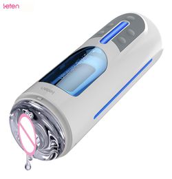 LETEN BIG A380 MASTRUBATEUR AUTOMATIQUE USB MAINS MALLES MASSE RECHARGÉables Masturateurs Télescopic Vagin Sex Machine Adult Sex Toys T11567173