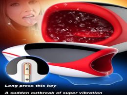 Leten Masturbador masculino oral de Leten Deep Manicador para el hombre Calefacción de la máquina sexual Realista Pussy Vibrante Mamada Sexo Toys para hombres Toy de sexo Y193642788