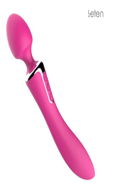 Leten Dual Motors AV Wand Massager Juguetes sexuales eróticos para mujeres Masturbación femenina Mama Gspot Clítoris Vibrador Sex Shop q17112411675074