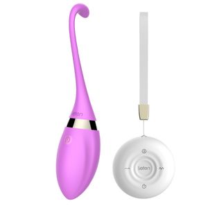 Leten Nieuwe Siliconen USB Direct opgeladen vibrerende ei Waterdichte draadloze afstandsbediening vibrator sex producten seksspeeltjes voor vrouw S19706