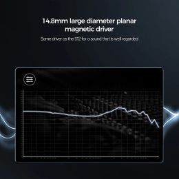 LetsShuoer Shuoer S12 Pro Monitor HiFi IEMS Wired In Earphone pour l'iPhone 12 Android Magnetic Planar Driver Bass