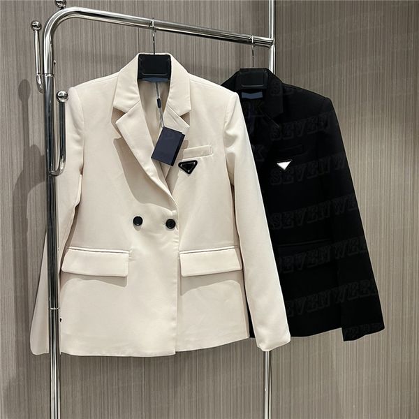 Carta insignia traje abrigo ropa para mujer diseñador chaqueta clásica moda chaqueta suelta para dama