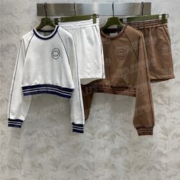 Sweat à capuche brodé Shorts femmes survêtements pull rayé décontracté pantalons courts costumes de sport