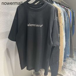 lettre balencaigaly pour le tourisme balencigaly Paris t-shirts mode marque de mode designer et hommes imprimés t-shirts timbre célèbre créateur de sport t-shirts hommes coton wom