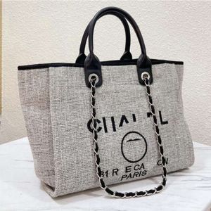 Letter Beach Luxury Sacs CC Totes Handbag Fashion Toile Sac Fomes Femmes Brands Chrroidered Tote Designer Handsbags Femme Shopping Cross Body Bodypack P7H1