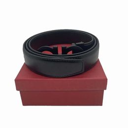 Ceinture de lettre pour femme ceinture en cuir véritable designer luxe lisse ceinture pour hommes plaqué or boucle noir cintura homme ceinture en cuir cinturon classique boîte de ceinture en or