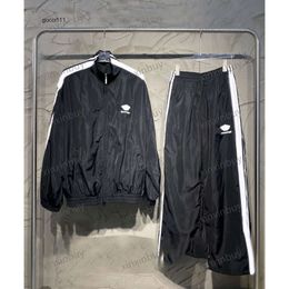 lettre coton balencaigalies broderie balencigalies kaki hommes jacquard designer manches courtes veste femme manteau noir S-L coupe-vent Paris OW5R