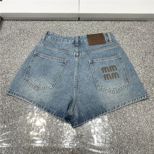 Lettre brodée Pantalons shorts pour femmes designers classiques denim Généraire Short Pant Lady Lady Jeans Hiphop