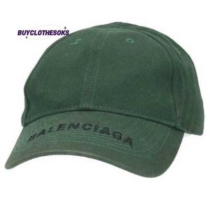 Lettres de broderie Caps hip hop mâle féminin punk chapeaux de baseball blnciaga l logo chapeau brodé vert b0i94