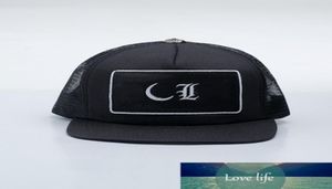 Lettre broderie vague casquette plier mode casquettes mâle hip hop voyage visière maille mâle femme croix punk baseball chapeaux dernières couleurs2288670