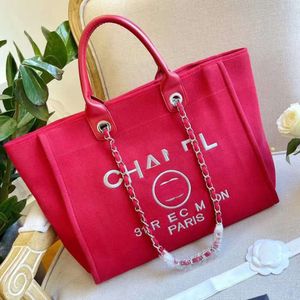 Lettre de luxe en soirée sacs cc totes handbag fashion canvas sac femme dames marque ch brodered tote Designer sacs à main femelle shopping croix body pack mt20