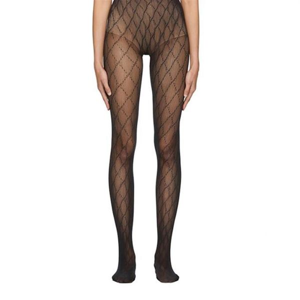 Lettre G L C F Sexy Mesh Long Desinger Bas Home Textile Femmes Délicat Femmes Collants Net Bas Dames Fête De Mariage Panty189n