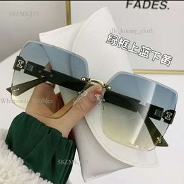 Letter H Zonnebril Big Brand H's Same Style Sunglasses For Women Designer Zonnebril Nieuwe Louiseviution Zonnebril resistent modieuze LVSE Zonnebril 129