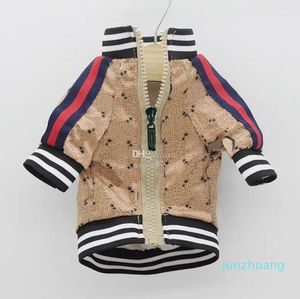 Brief Jacquard Dog Apparel Puppy Teddy Schnauzer Zipper Coats Small Cat Pet Outdoor Jackets1519271 553