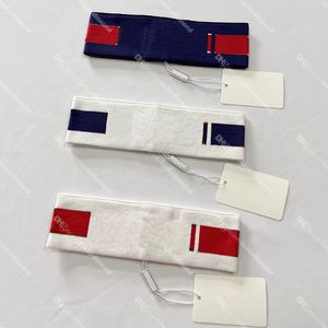 Lettre Jacquard bandeau concepteur coton bandeau pour hommes femmes élastiques Sport bandeaux