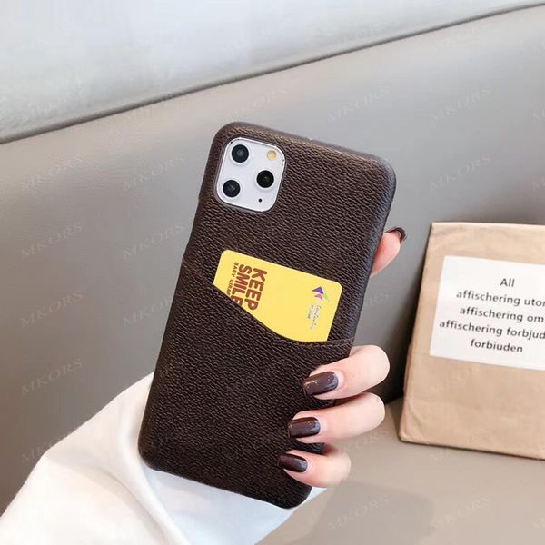 Lettre Lx Flower Phone Cases pour iPhone 13 13pro 12 Mini 12pro 11 11pro X Xs Max Xr 8 7 8plus 7plus Card Slot Holder Cover Case Shell