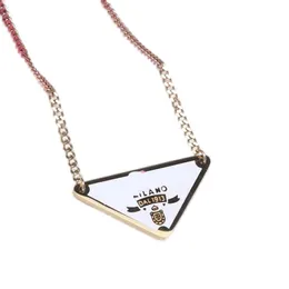 Lettre colliers bijoux créateur pour femmes pendentif triangulaire signature mince colliers exquis tendance plaqué argent noir zh195 H4
