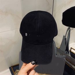 Letter outdoor gepaste pet heren b truckerhoeden ontwerper modieus feest katoenen koepel gorro ademend zacht verstelbare gesp baseball caps roze kaki blauw PJ054 C4