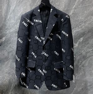 Estampado de letras para hombre Blazers Algodón Moda Blazer Diseñador Blazer Traje de negocios Casual Formal Hombres Traje Chaqueta