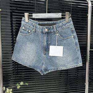 Letter Afdruk Korte broek denim dames jeans hoogwaardige denim shorts hiphop streerwear casual zomervaarder