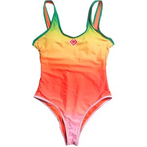 Élégant morceau de maillot de bain Femmes Classic Strap Beach Bikini Sexy Backless Swimwear Stars Shape Masswears Bathing Full