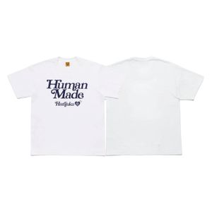 Brief Gedrukt Human Made Heren T-shirts 100% Katoen Comfortabele Stof Korte Mouwen T-shirt Voor Mannen Vrouwen S-2XL Japan Tide merk Tee