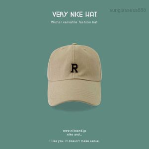 R brief designer hoed Duck Tongue Hat dames Koreaanse Soft Top Ins Casual Outdoor Nieuwe heren Veelzijdige Baseball 1RJE