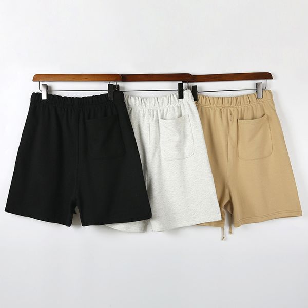 Pantalones cortos con letras para hombres, mujeres, pareja, moda, longitud de la rodilla, malla transpirable, diseñadores de ropa deportiva, pantalones de playa, verano, estilo con cordón, negro, blanco, 5 estilos.