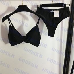 Brief Sling Badmode Dames Bikini Set Driehoek Slips Split Badpak String Badpak Maat S-XL