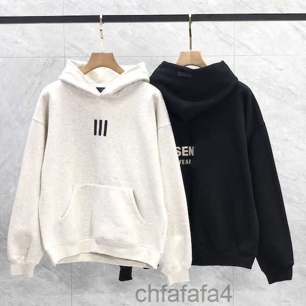 Carta Calle Diseñador Sudadera con capucha Hombres Suéter Moda de invierno Cuello redondo Sudadera Suelta Bordado Punto Suéter Chaqueta Moda Tendencia Ess JCLI