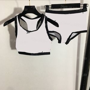 Brief vrouwen strand beha -briefs ontwerper sportieve ondergoed ondergoed tankinis zomer sexy split badende pakken dame zwempakken