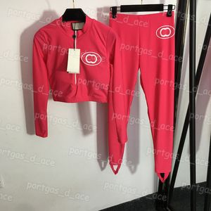 Lettre femmes survêtement à manches longues tenue de Yoga sport de sport sec vêtements de sport rapides