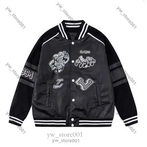 Letterman vintage off bomber mandes lettre broderie d'automne hommes de baseball de baseball vestes hip hop lâche varsity mode hiver keep veste chaude blanc 15eb