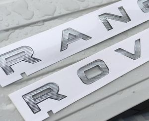 Letters Emblem Badge Logo voor Range Rover SV Autobiography Sport Discovery Evoque Velar Car Styling Hood Trunk Badge Sticker5236283