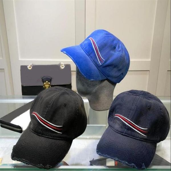 Lettres broderie hommes femmes casquettes de créateurs casquette de baseball à la mode avec vagues de mer 4 saisons chapeau de soleil casquette chapeaux de haute qualité257o