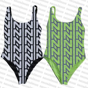 Letters Gedrukt Swimwear Women One Piece Swimsuit Sexy Backless Bading Suit Summer Hot Spring Swimsuit