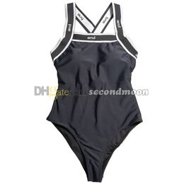 Letters Webbing Swimsuit Women High Taille Swimwear Zomer Surfen Badpak Designer Beachwear