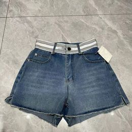 Letters Women Denim Shorts Jeans Designer Korte Jean Pants Sexy Summer Luxury Designer Denim broek