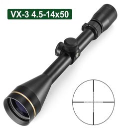 Leupold VX3 4514x50 mm Tactische geweercope Lange oogverlichting Scope Sniper zicht Airsoft Hunting Scopes voor Air Soft Hunt Outdoor6830768