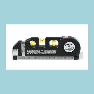 Niveau meetinstrumenten mtipurpose laser lijn 8 voet maat tape rer aangepaste standaard en metrische rers drop levering office sch dhelv