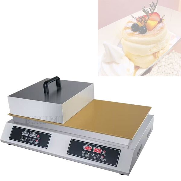 LEWIAO 110V/220VDigital Catering Equipo para hornear Pan Panadería Souffle Pancake Souffle Cake Machine